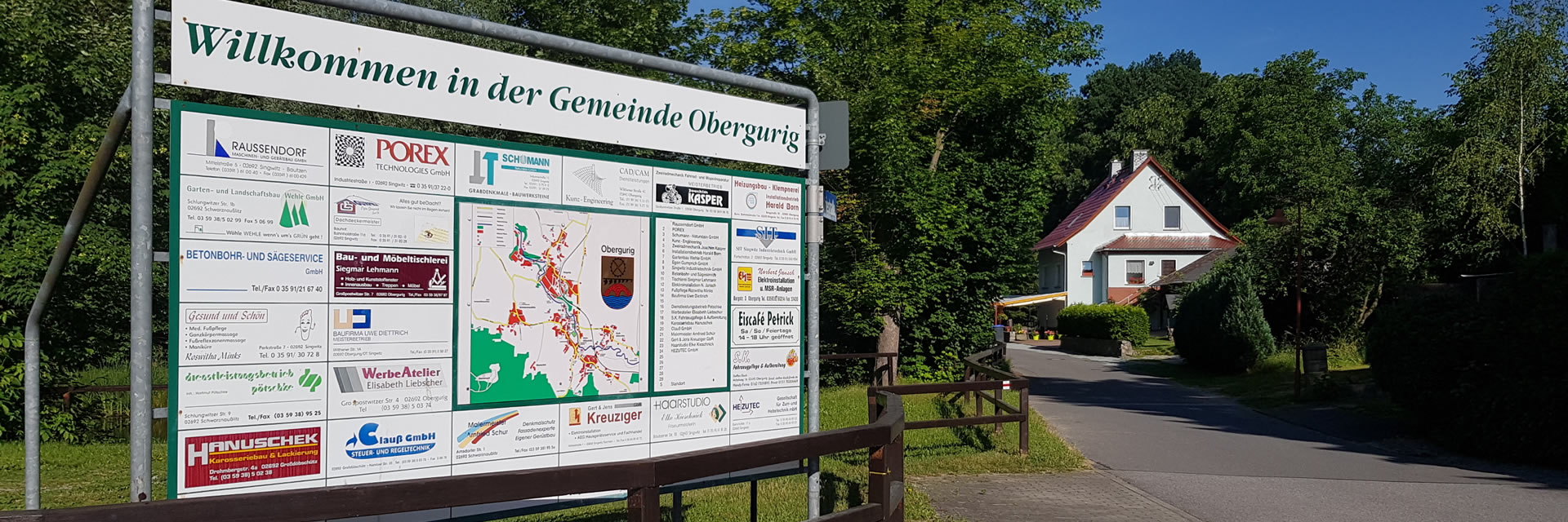 Gemeinde Obergurig Gewerbe
